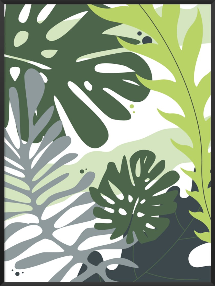 project-nord-tropical-leaves-poster-product-picture