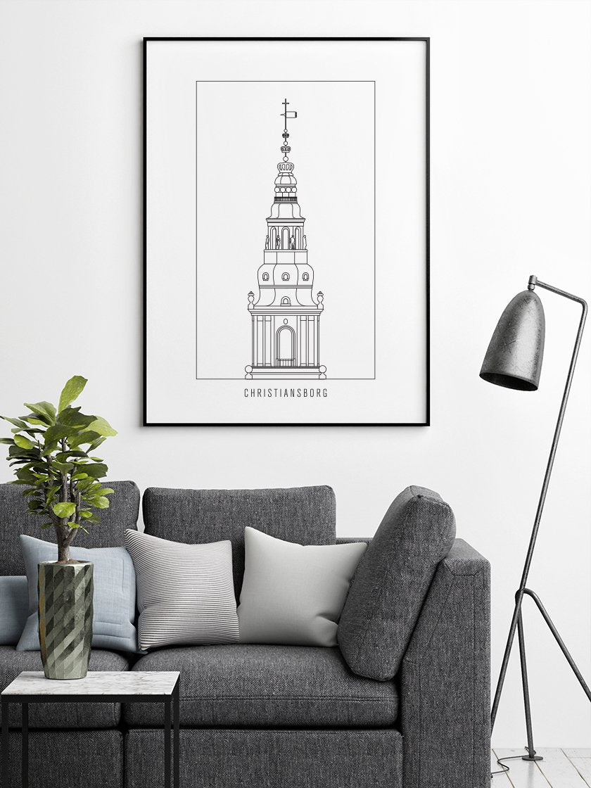 Christiansborg Slot Outline - 크리스안스보그 성(윤곽)