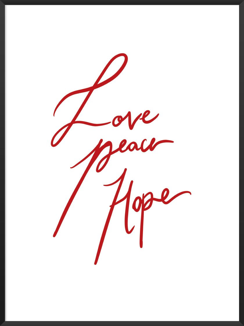 Love, Peace, Hope - 사랑, 평화, 희망