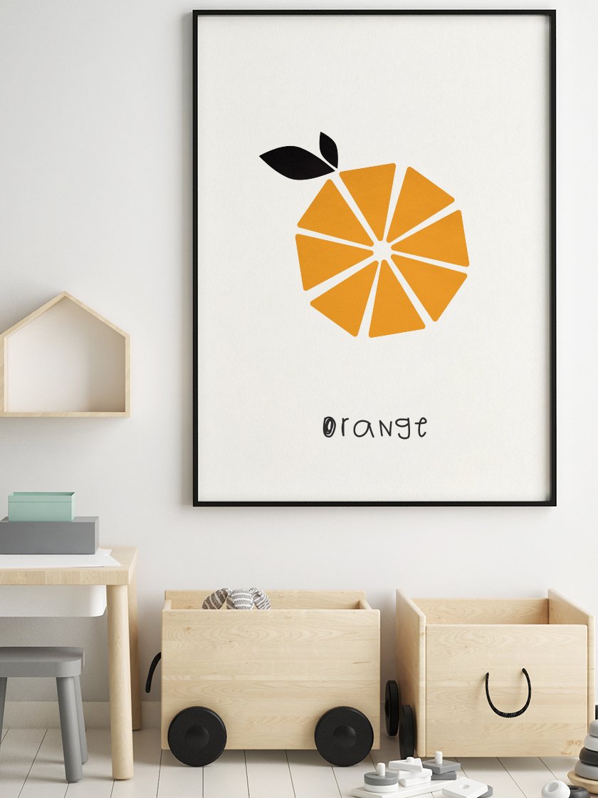 Orange - 오렌지 어린이방 포스터