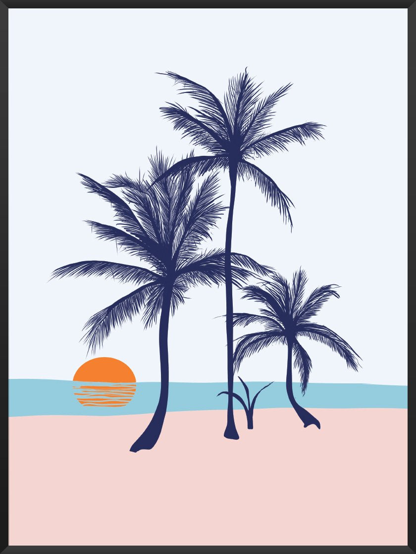 Palms on the Beach - 해변의 야자수