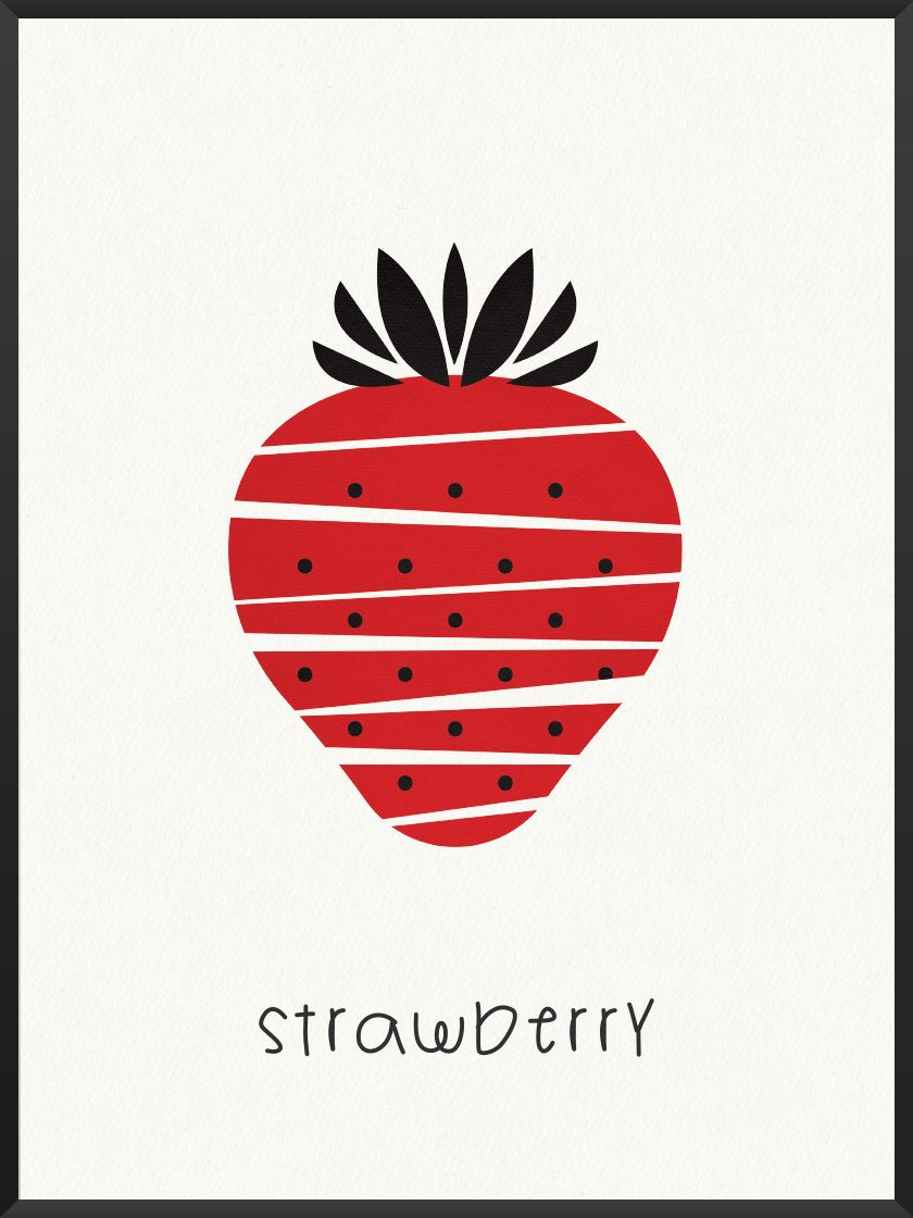 Strawberry - 딸기 어린이방 포스터