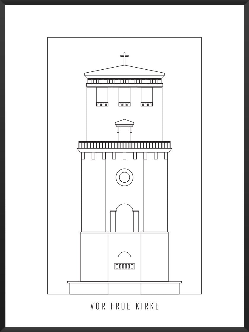 Vor Frue Kirke Outline - 보르 프루에 교회(윤곽)