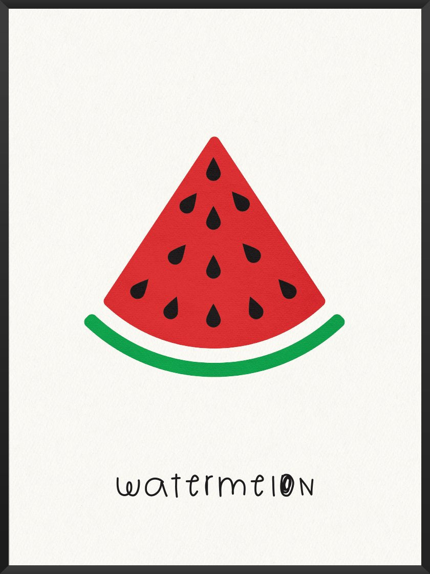 Watermelon - 수박 어린이방 포스터