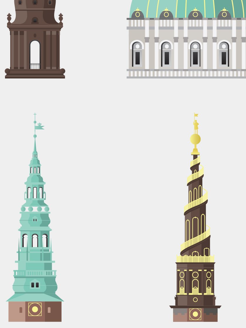 10 Towers of Copenhagen - 코펜하겐 10개 타워