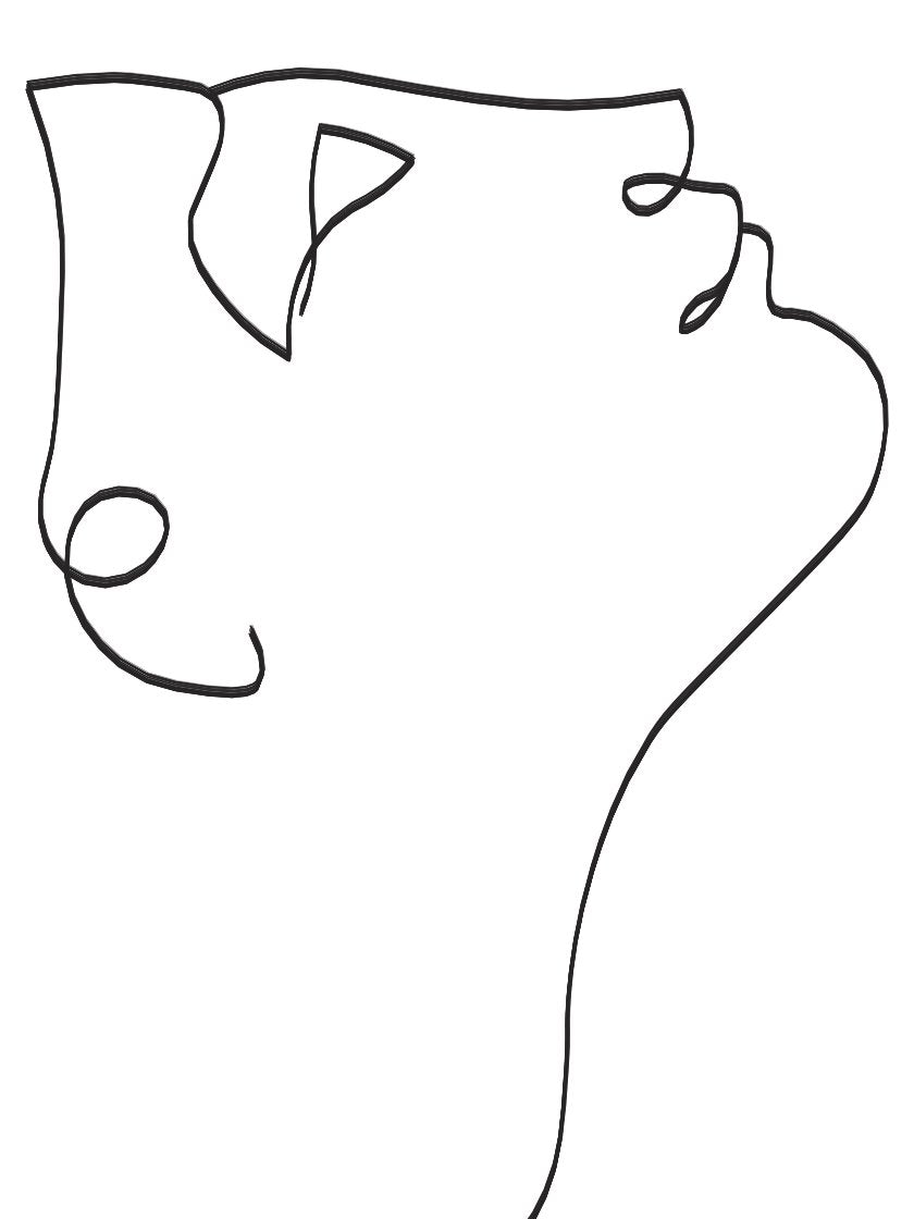 look-up-line-art-face-poster-closeup