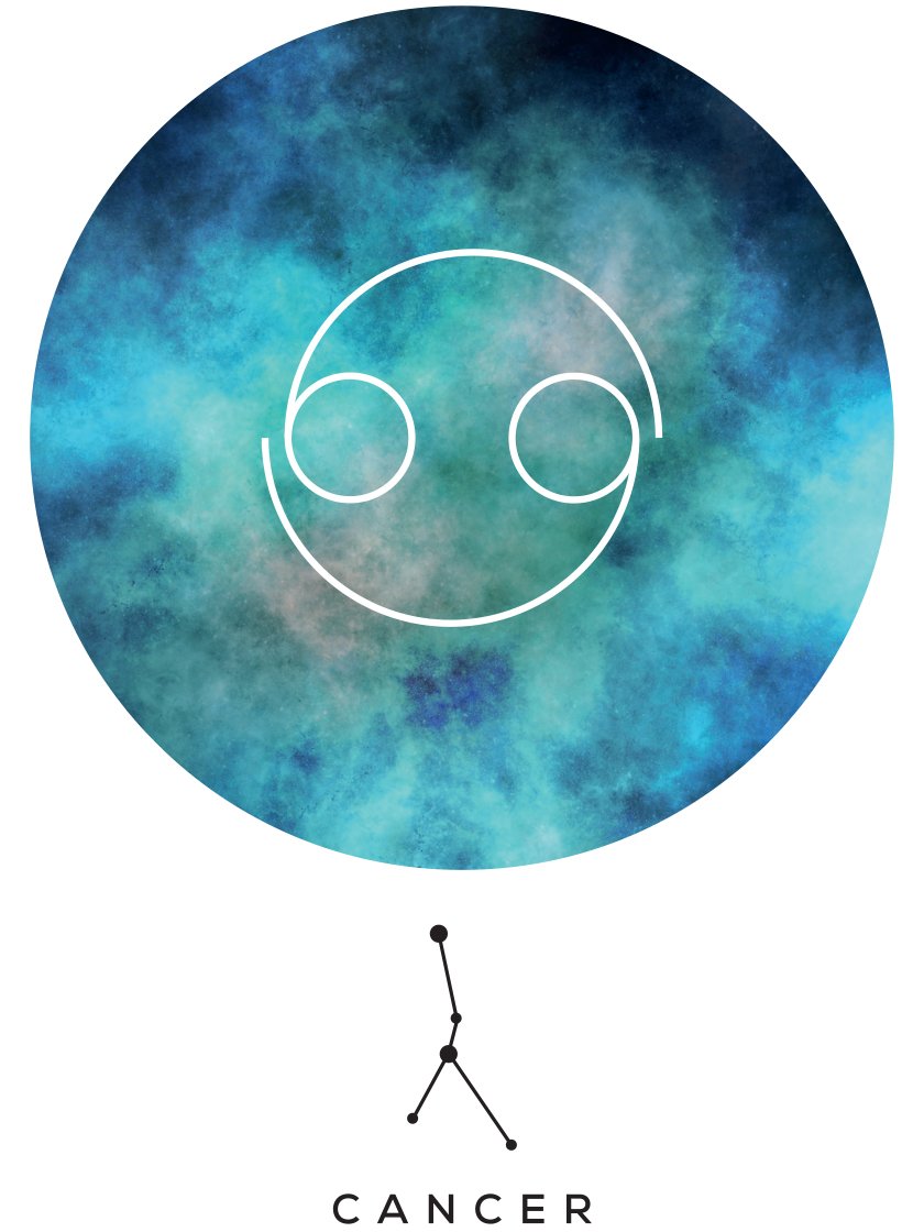 Cancer - 게자리 별자리 포스터