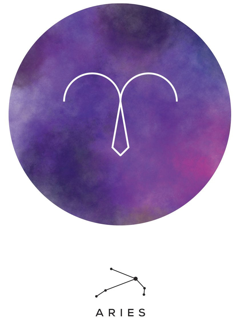 Aries - 양자리 별자리 포스터