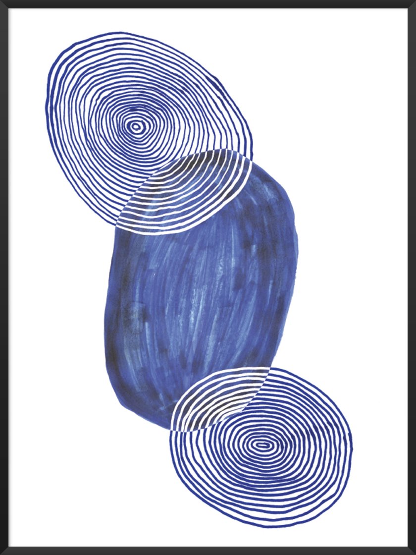 project-nord-les-figures-blue-shapes-poster-product-picture