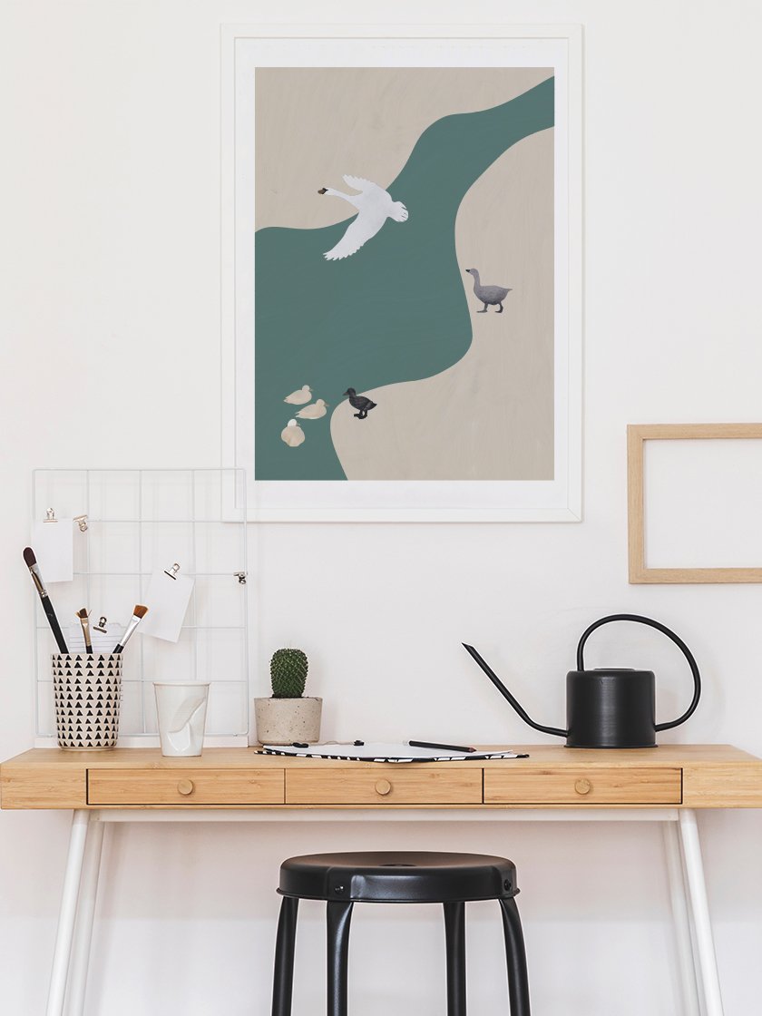 The Ugly Duckling by Andersen - 안데르센 미운 오리 새끼 포스터