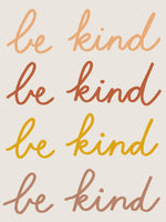 Be Kind- 타이포그래피 포스터