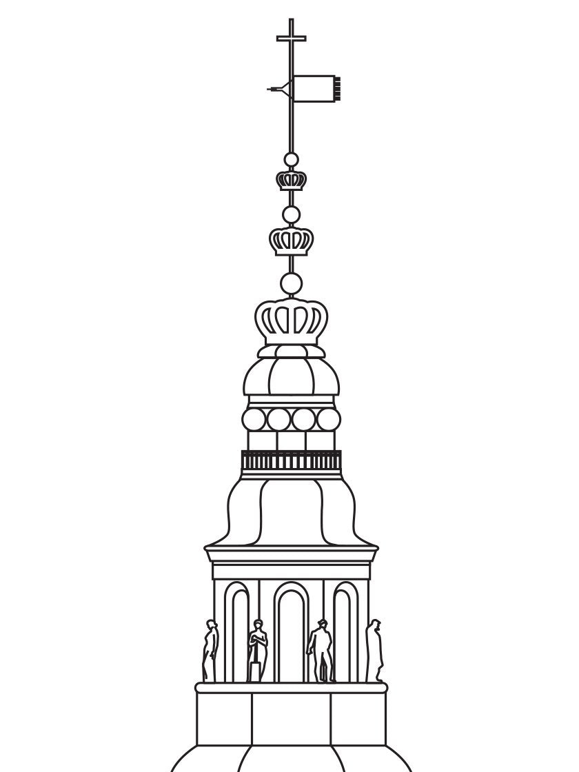 Christiansborg Slot Outline - 크리스안스보그 성(윤곽)
