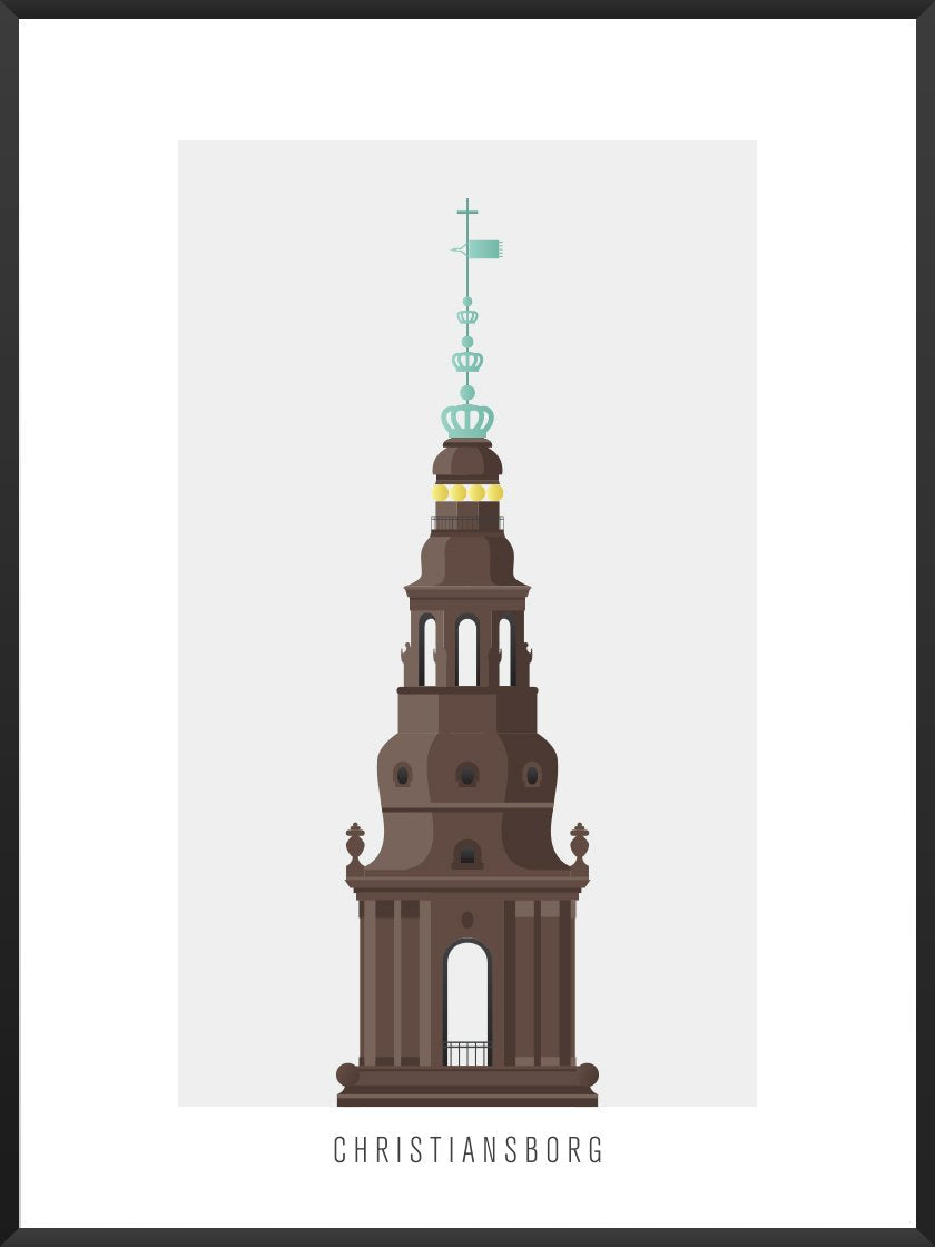 Christiansborg Slot Outline - 크리스티안스보그 성