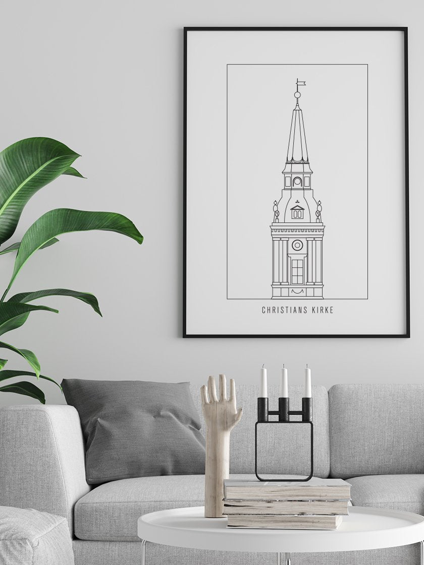 Christians Kirke Outline - 크리스티안스 교회(윤곽)