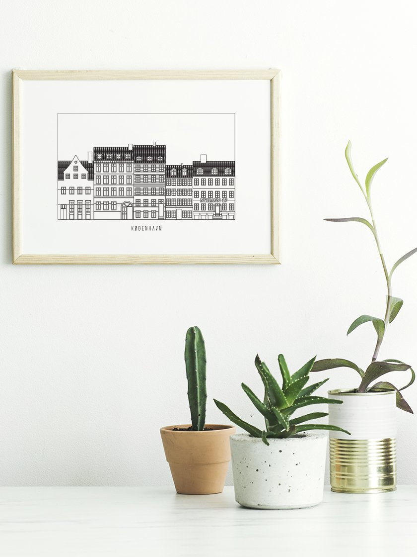 Nyhavn Outline - 니하운(윤곽)