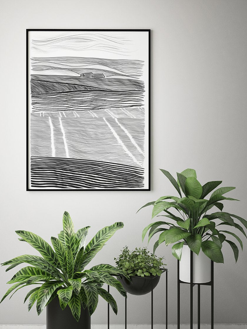 danish-countryside-poster-in-interior