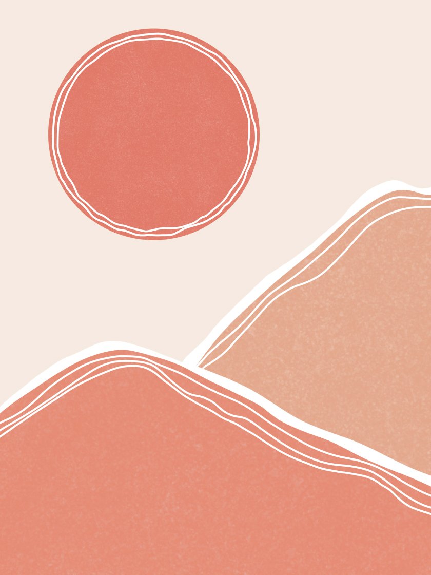 Daytime Glow - 오렌지빛 산