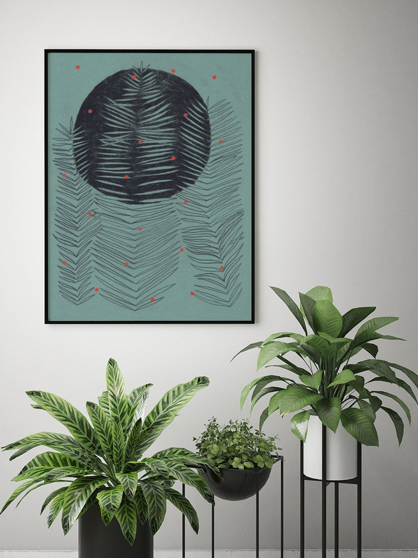 ferns-poster-in-interior