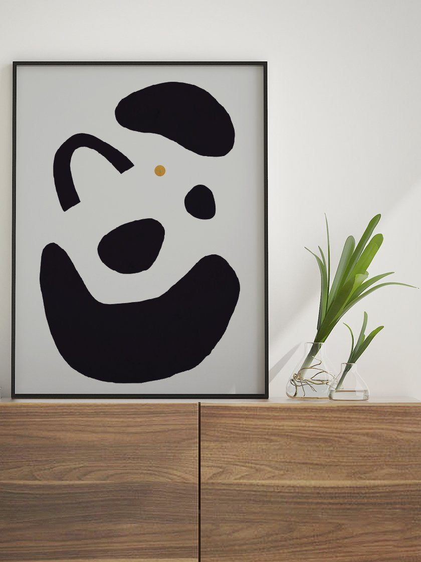 project-nord-flow-black-motifs-poster-in-interior