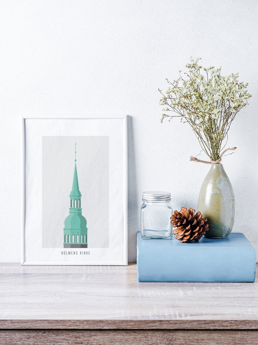 Holmens Kirke - 홀멘스 교회- 포스터