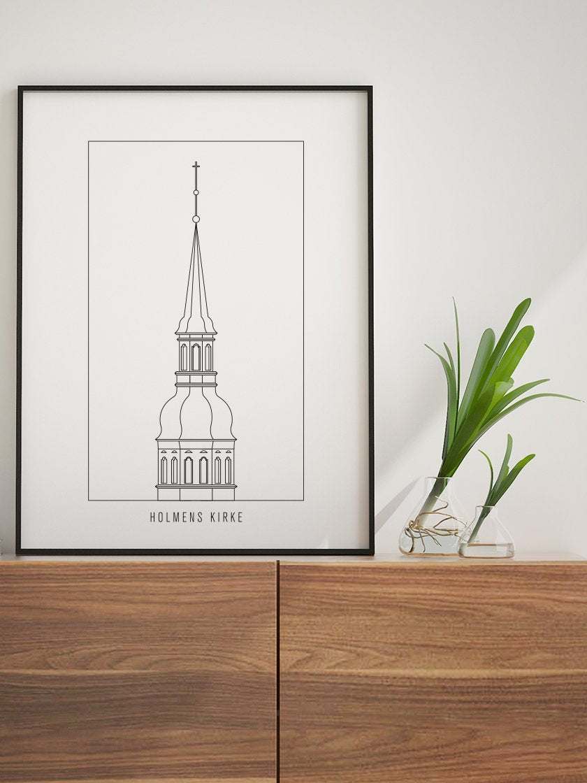 Holmens Kirke Outline - 홀멘스 교회(윤곽)