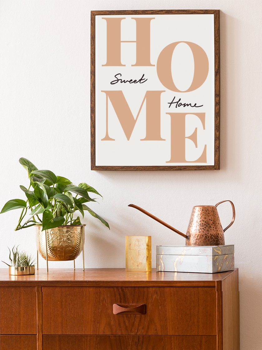 Home Sweet Home- 타이포그래피 포스터