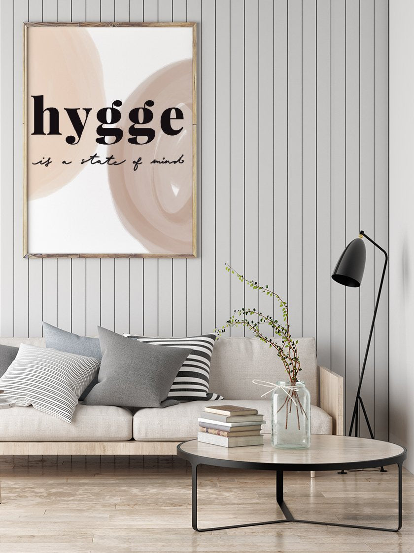 HYGGE IS A STATE OF MIND - 타이포그래피 포스터