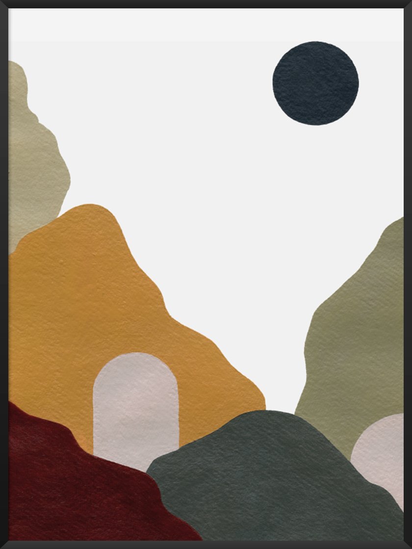 project-nord-abstract-rainbow-mountain-poster-product-picture