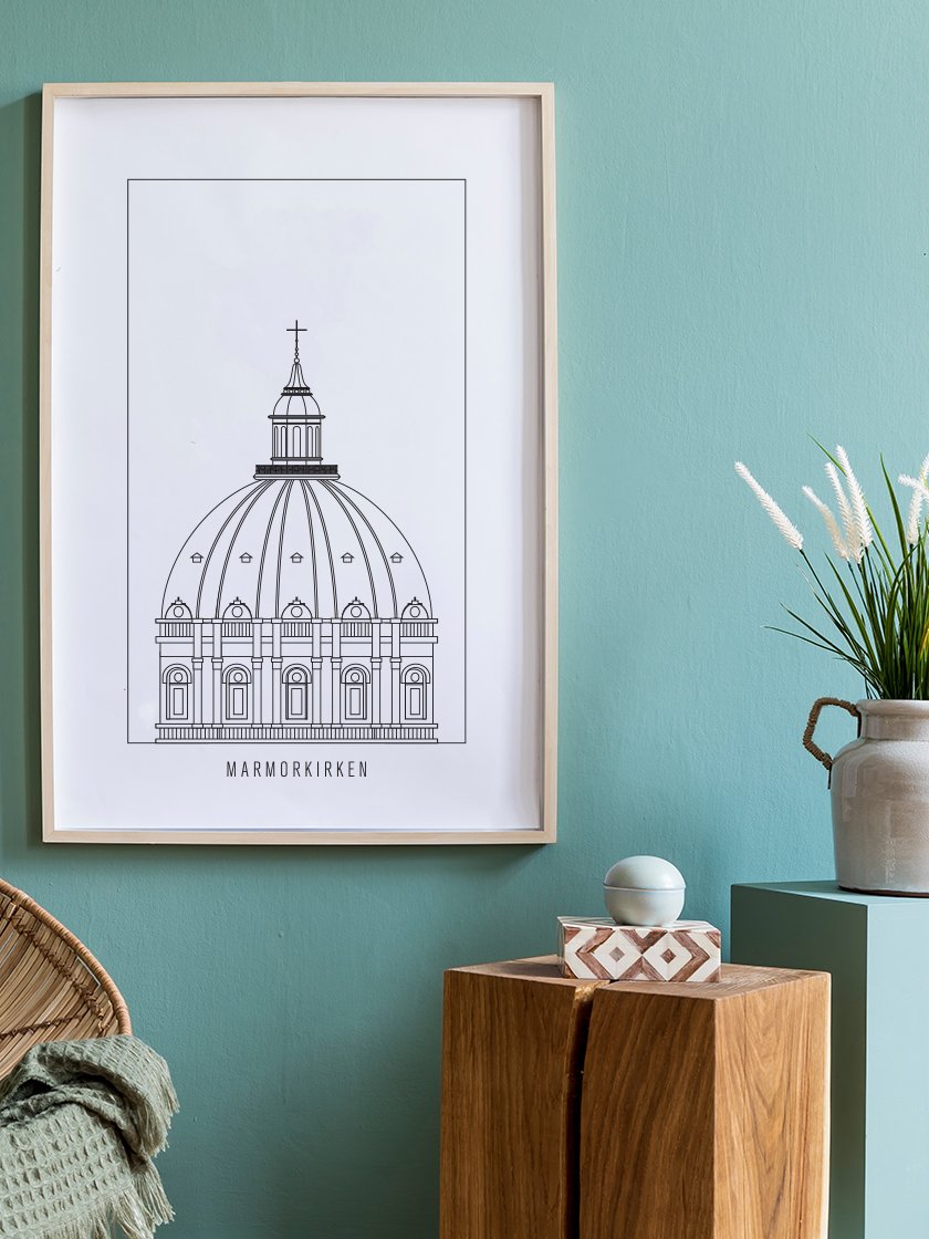 Marmorkirken Outline - 대리석 교회(윤곽)