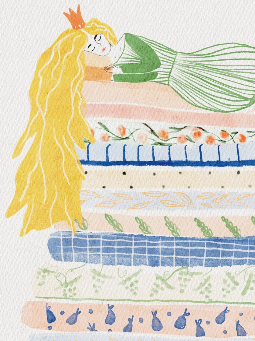 The Princess and the Pea by Andersen - 안데르센 공주와 완두콩 포스터