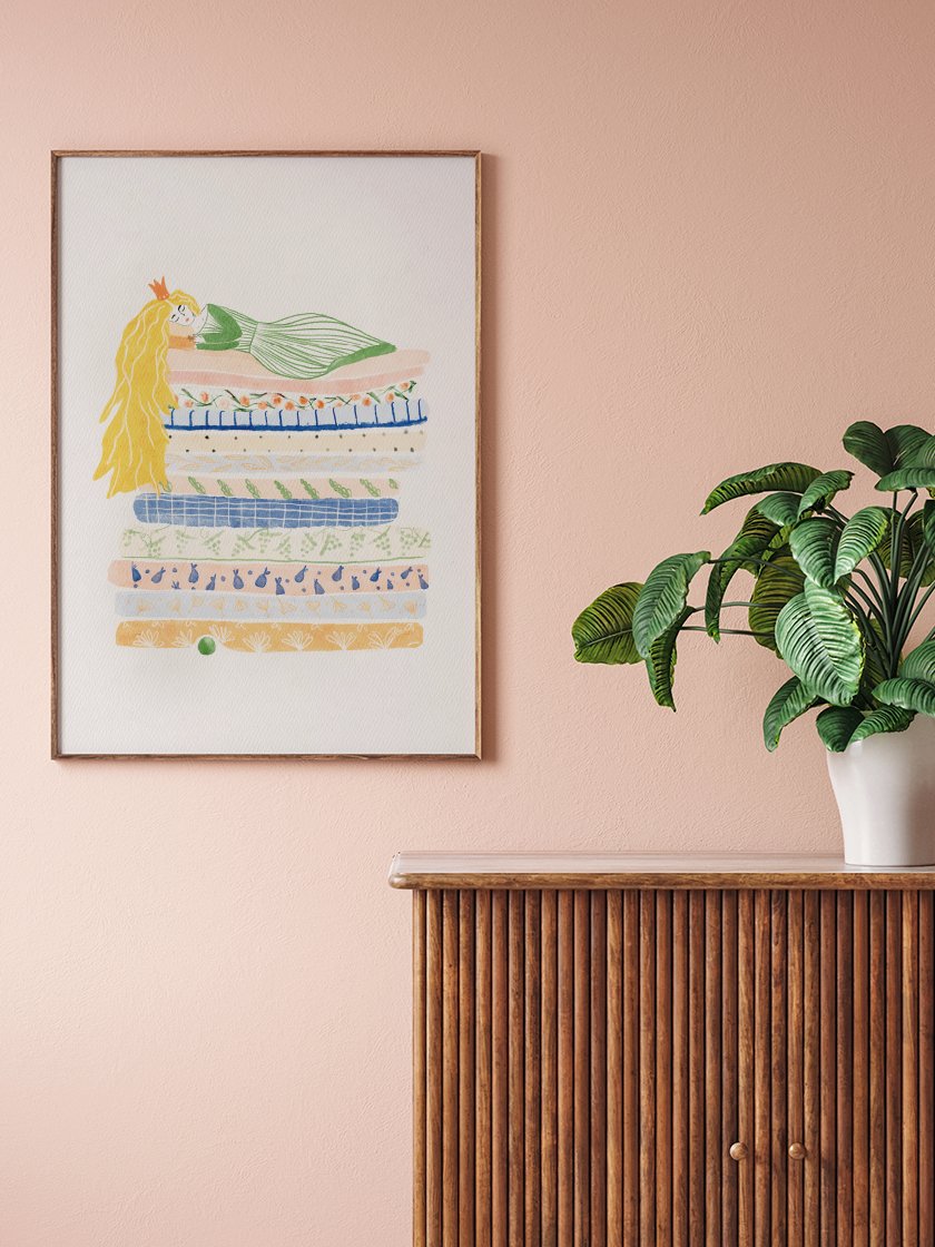 The Princess and the Pea by Andersen - 안데르센 공주와 완두콩 포스터