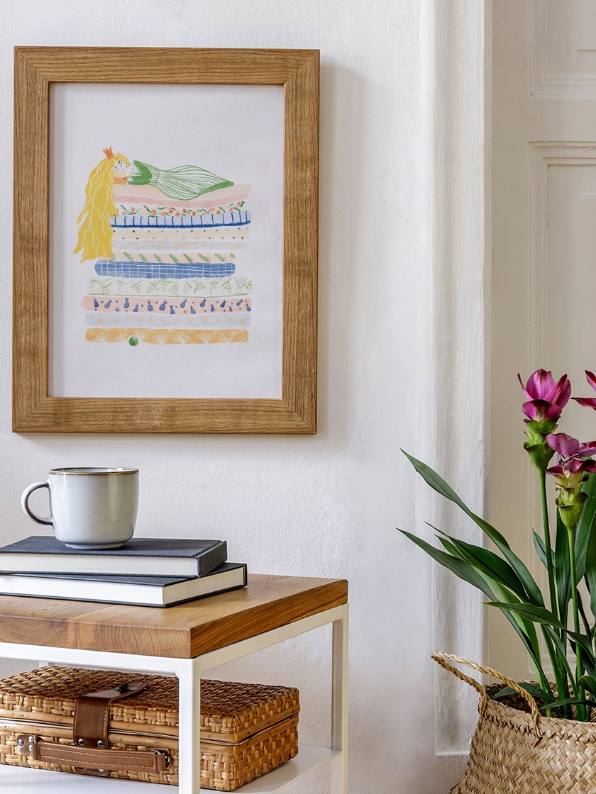 The Princess and the Pea by Andersen - 안데르센 공주와 완두콩 포스터