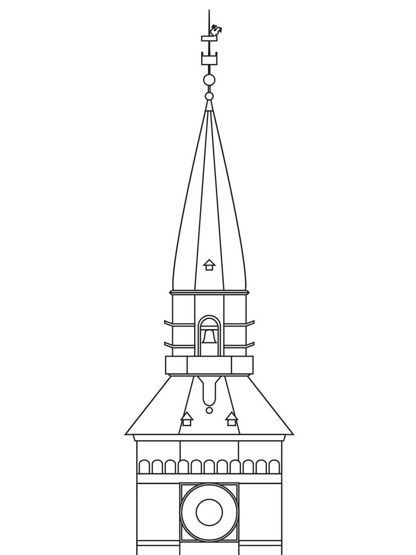 Københavns Rådhus Outline - 코펜하겐 시청(윤곽)