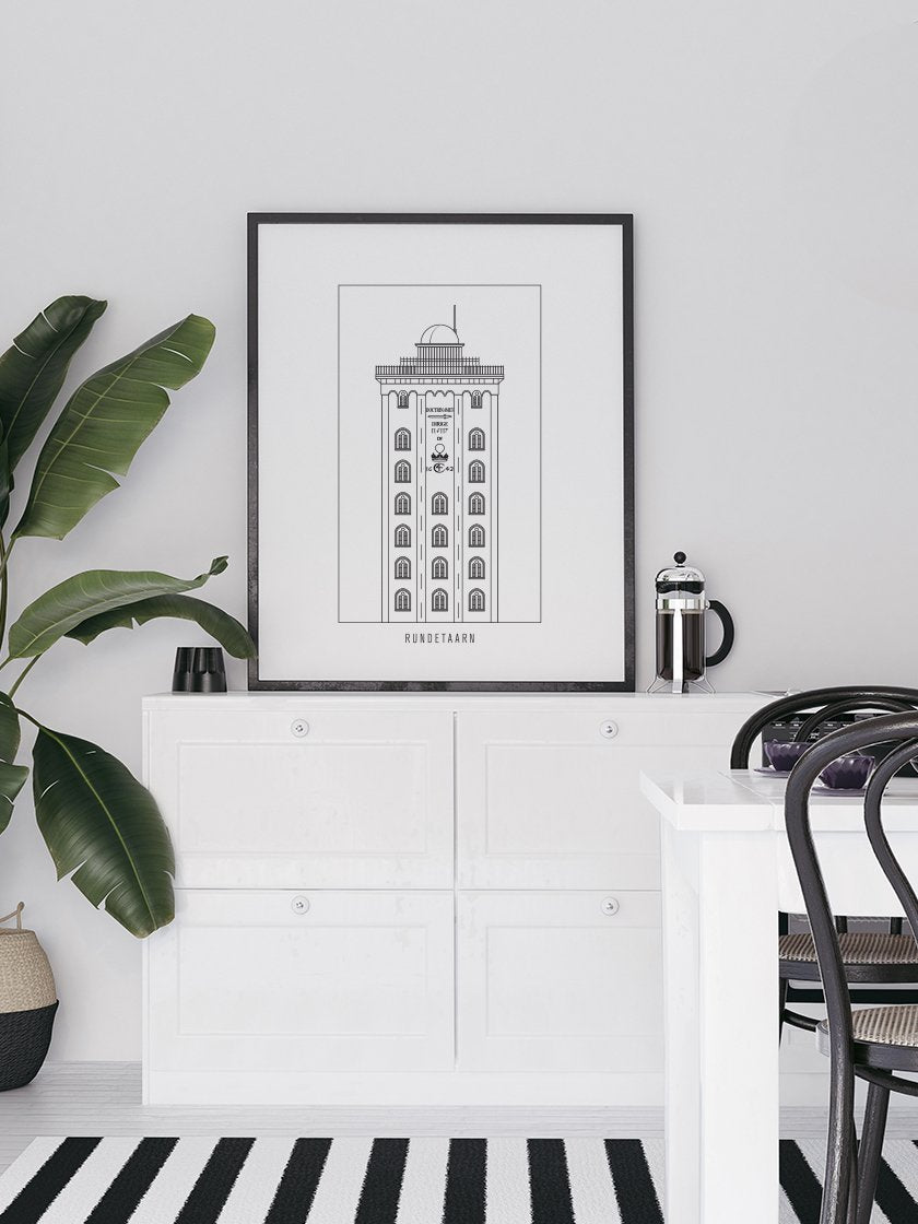 Rundetaarn Outline - 룬데토른(윤곽)