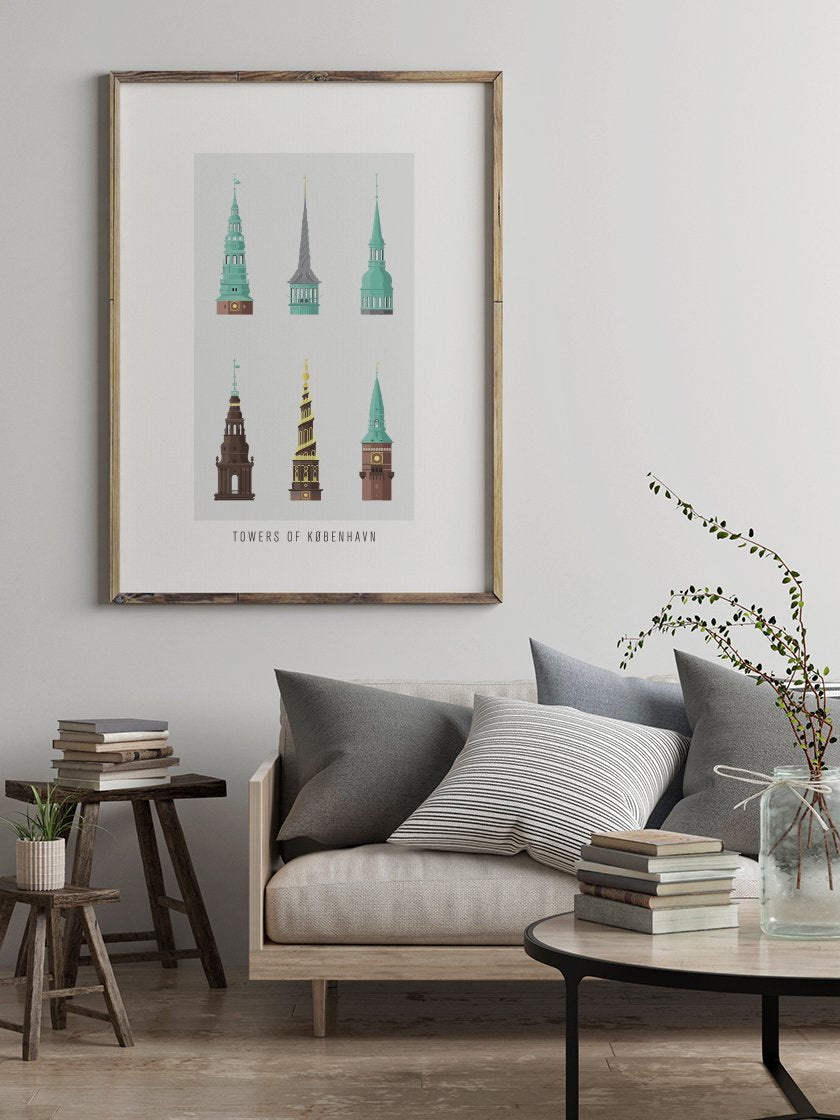 6 Towers of Copenhagen - 코펜하겐의 6개 타워