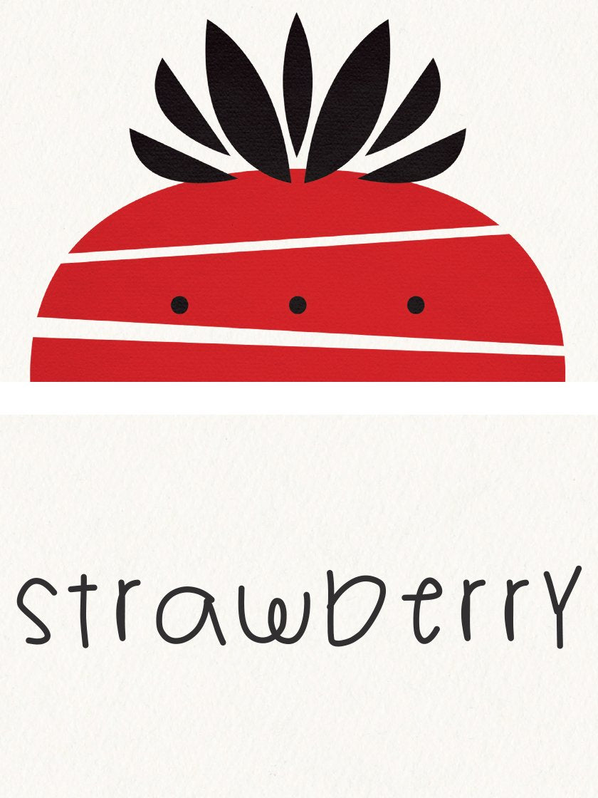 Strawberry - 딸기 어린이방 포스터