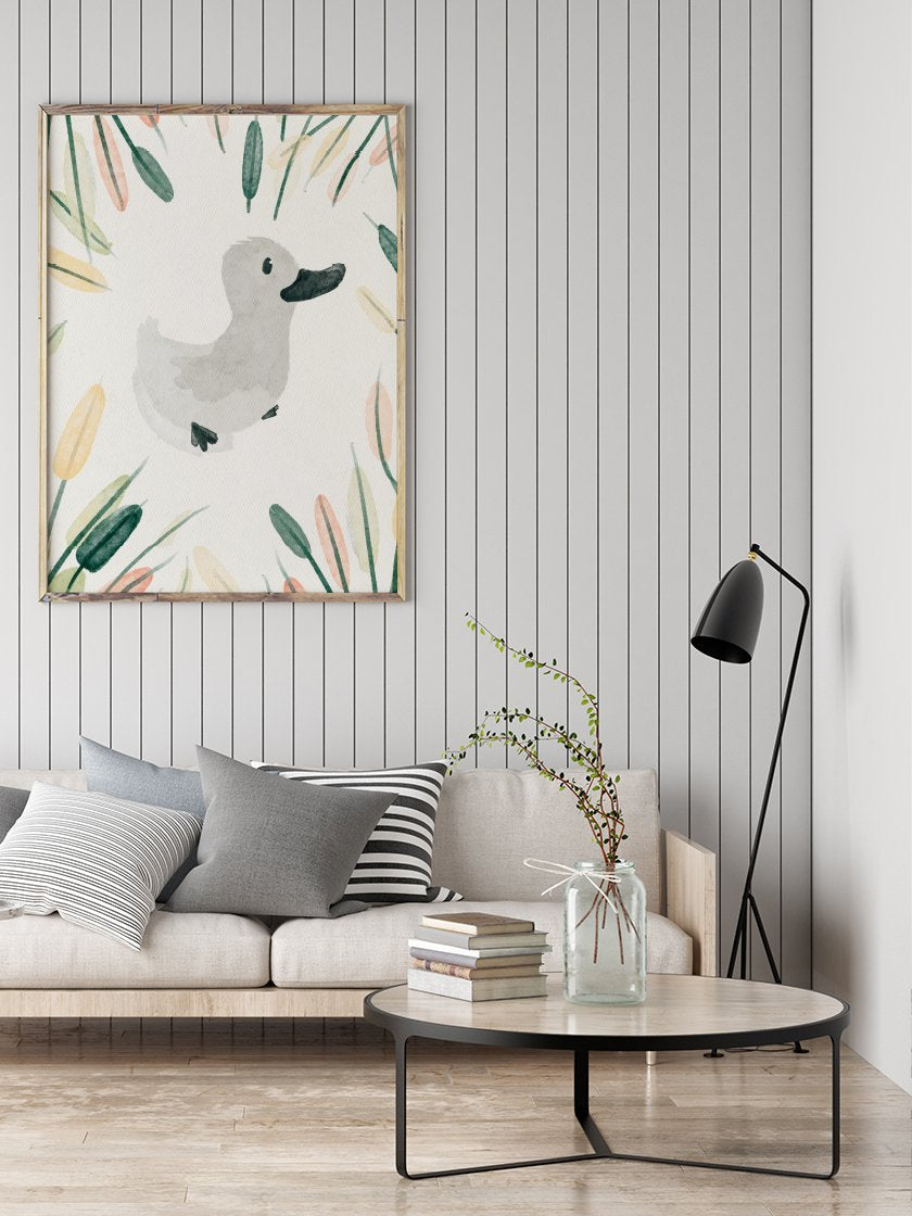 The Ugly Duckling Watercolour by Andersen - 안데르센 미운 오리 새끼 수채 포스터