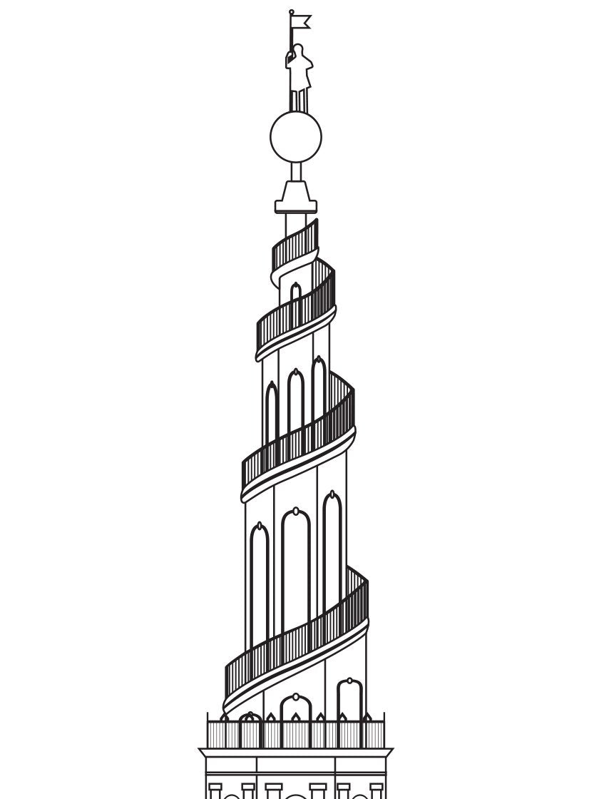 Vor Frelsers Kirke Outline - 우리 구세주 교회(윤곽)
