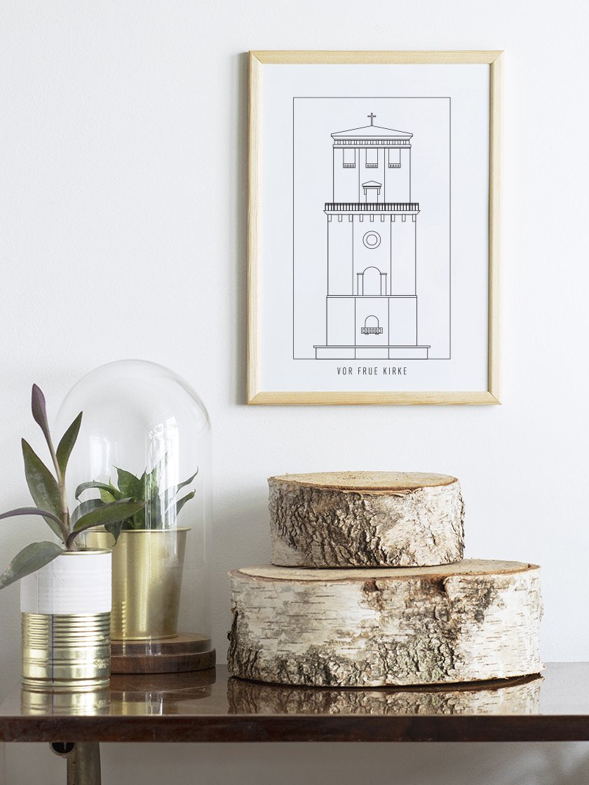 Vor Frue Kirke Outline - 보르 프루에 교회(윤곽)