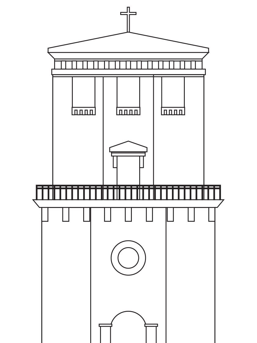 Vor Frue Kirke Outline - 보르 프루에 교회(윤곽)