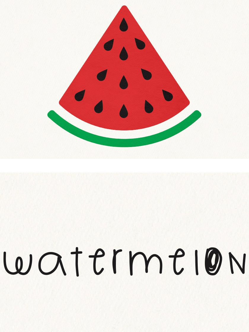 Watermelon - 수박 어린이방 포스터